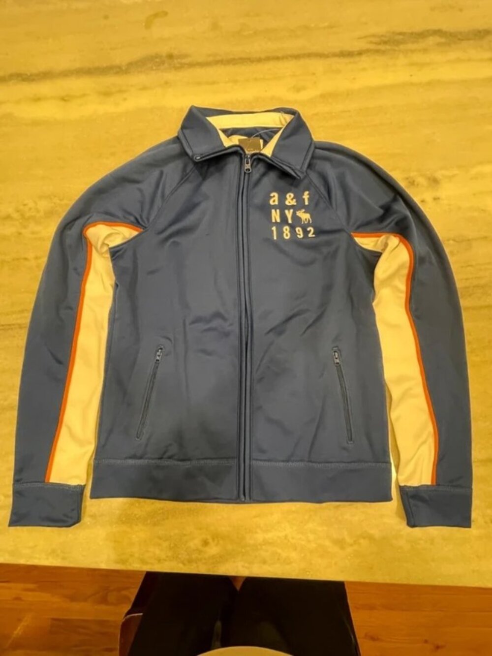 Abercrombie Kids Boys Blue Track Jacket 15/16 NWT